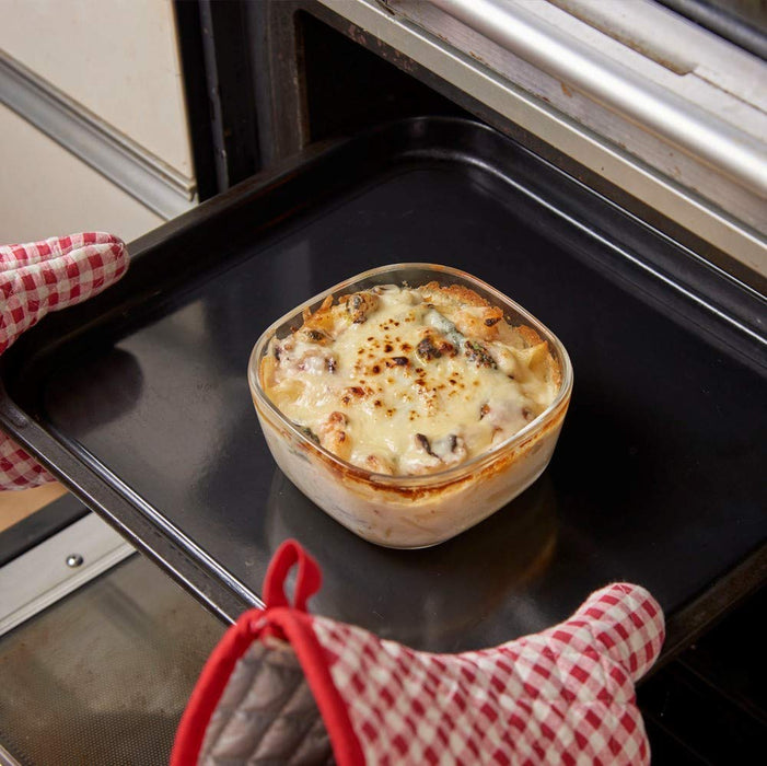 Hario Stackable Heat Resistant Glass Containers Set of 6 Made in Japan-Kiichin - The #1 Place for Japanese Goods in Your Hand!