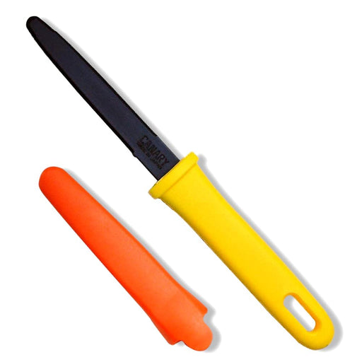 Hasegawa Dan-Chan Canary Cardboard Saw with Fluorine Coating and Cap DC-190Fc-Kiichin - The #1 Place for Japanese Goods in Your Hand!