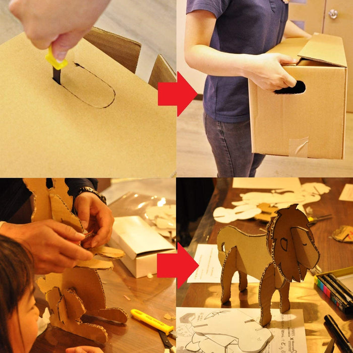 Hasegawa Dan-Chan Canary Cardboard Saw with Fluorine Coating and Cap DC-190Fc-Kiichin - The #1 Place for Japanese Goods in Your Hand!