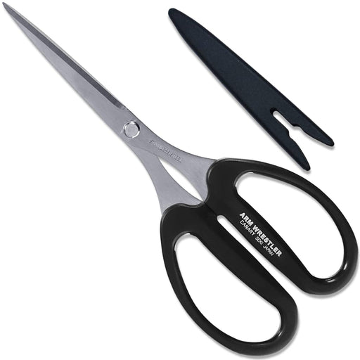 Hasegawa Knives - Hard Straight Long Arm Wrestler AW-190HS Canary Scissors-Kiichin - The #1 Place for Japanese Goods in Your Hand!