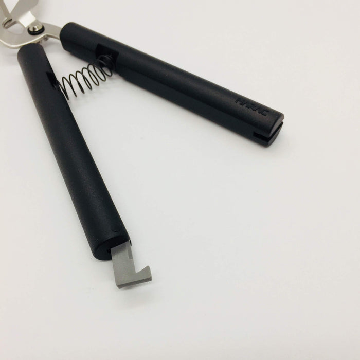 Hasegawa Knives Harac Carton Scissors Black Compact Size W19.3xD4xH1.5cm-Kiichin - The #1 Place for Japanese Goods in Your Hand!