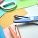 Hasegawa Knives Gizacco II Craft Scissors 14 cm Total Length 4 cm Blade in Blue-Kiichin - The #1 Place for Japanese Goods in Your Hand!