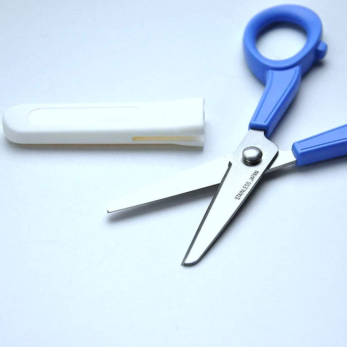 Hasegawa Knives Children's Blue Scissors 15cm Total Length 4.5cm Blade-Kiichin - The #1 Place for Japanese Goods in Your Hand!