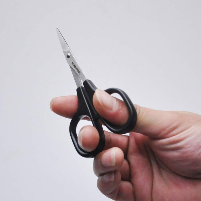 Hasegawa Knives Extra Fine Design Scissors Black DS-100 10.5cm Total 1.8cm Blade-Kiichin - The #1 Place for Japanese Goods in Your Hand!