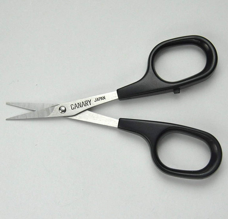 Hasegawa Knives Extra Fine Design Scissors Black DS-100 10.5cm Total 1.8cm Blade-Kiichin - The #1 Place for Japanese Goods in Your Hand!