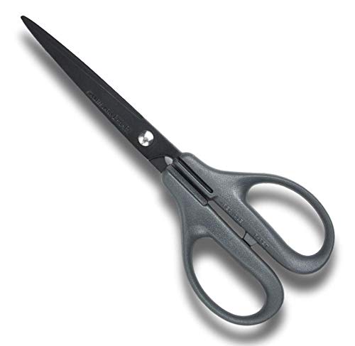 Hasegawa Knives Office Scissors Fluorine Coated Gray 17.5cm Total 7.3cm Blade Length-Kiichin - The #1 Place for Japanese Goods in Your Hand!