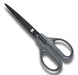 Hasegawa Knives Office Scissors Fluorine Coated Gray 17.5cm Total 7.3cm Blade Length-Kiichin - The #1 Place for Japanese Goods in Your Hand!