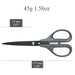 Hasegawa Knives Office Scissors Fluorine Coated Gray 17.5cm Total 7.3cm Blade Length-Kiichin - The #1 Place for Japanese Goods in Your Hand!