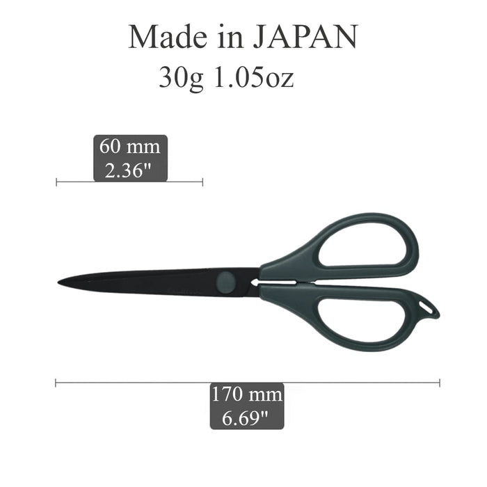 Hasegawa Knives Paper Craft Scissors Gray 170mm RMF-170K Model-Kiichin - The #1 Place for Japanese Goods in Your Hand!