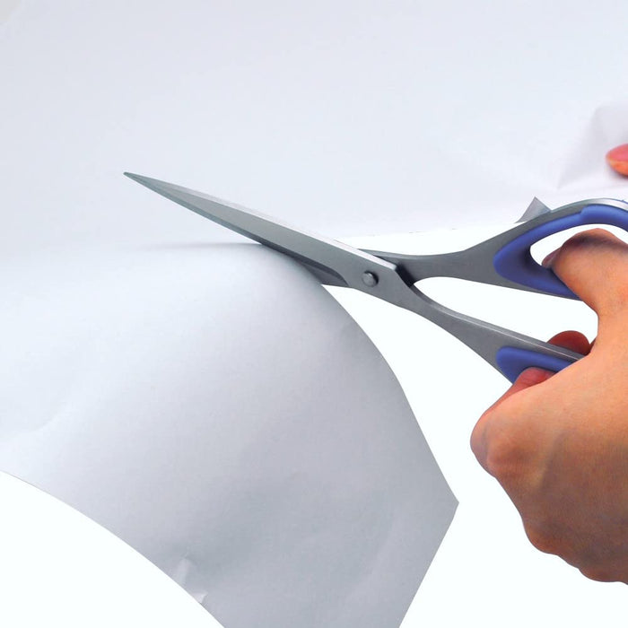 Hasegawa Knives Left-Handed Office Scissors Sword Tip Total Length 17.5cm Blue-Kiichin - The #1 Place for Japanese Goods in Your Hand!