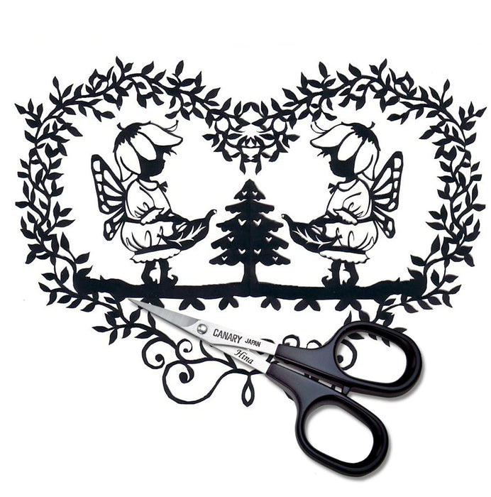 Hasegawa Knives DSA-100 Hina Aoyama Supervised Paper-Cutting Scissors-Kiichin - The #1 Place for Japanese Goods in Your Hand!