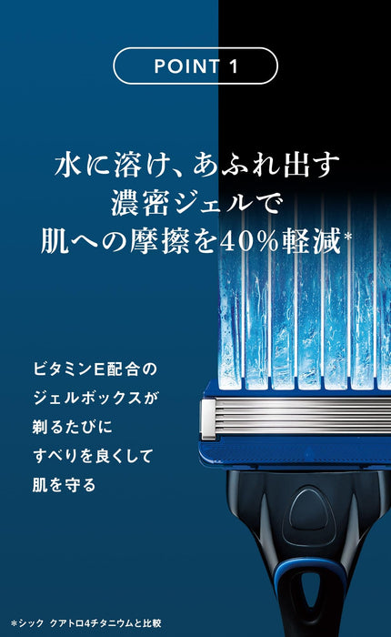 Schick Hydro 5 Premium Silver Shaving Razor with Blade and Skin Guard-Kiichin - The #1 Place for Japanese Goods in Your Hand!