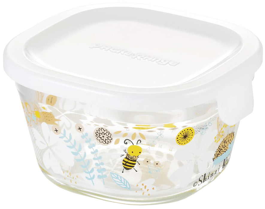 Iwaki Heat-Resistant Glass Container 200Ml Square Nordic Garden Design