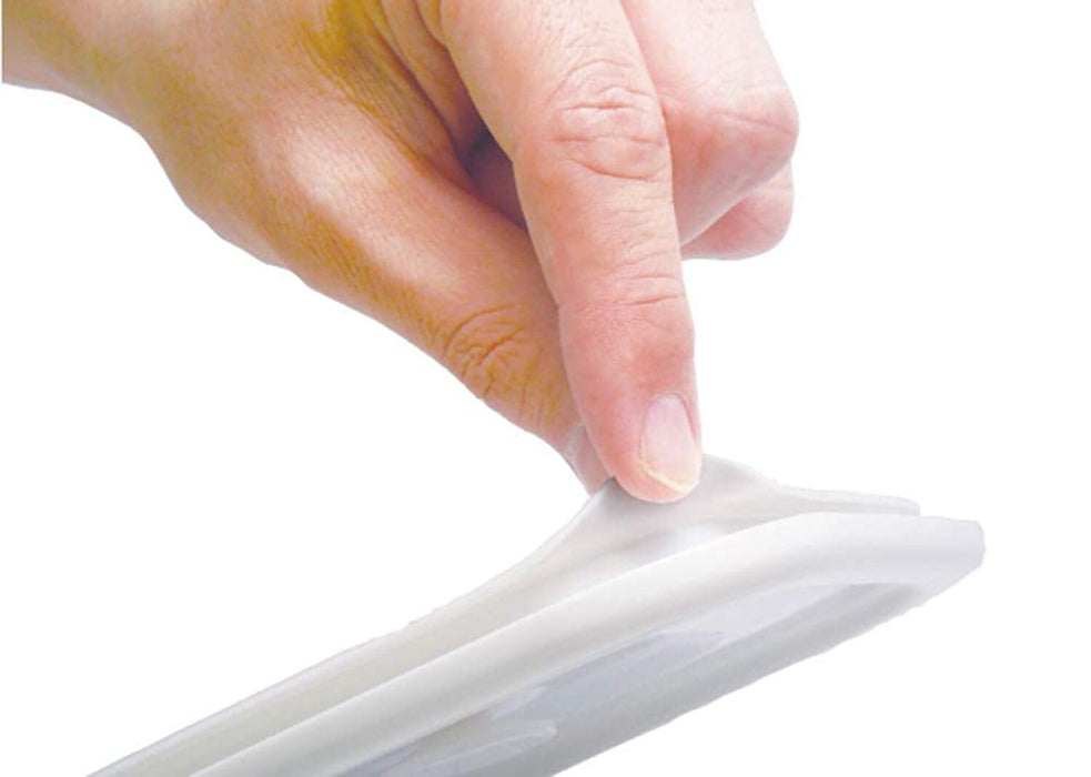 Iwaki Heat-Resistant Glass Container Large 700ml White Deep 15.5x15.5x8cm