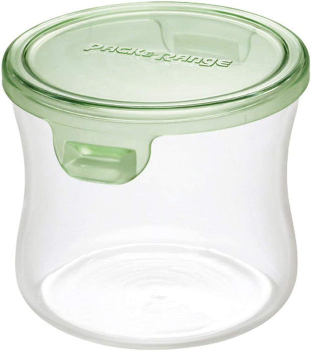 Iwaki Glass Storage Container Green SS 240ml Microwave Safe Pack