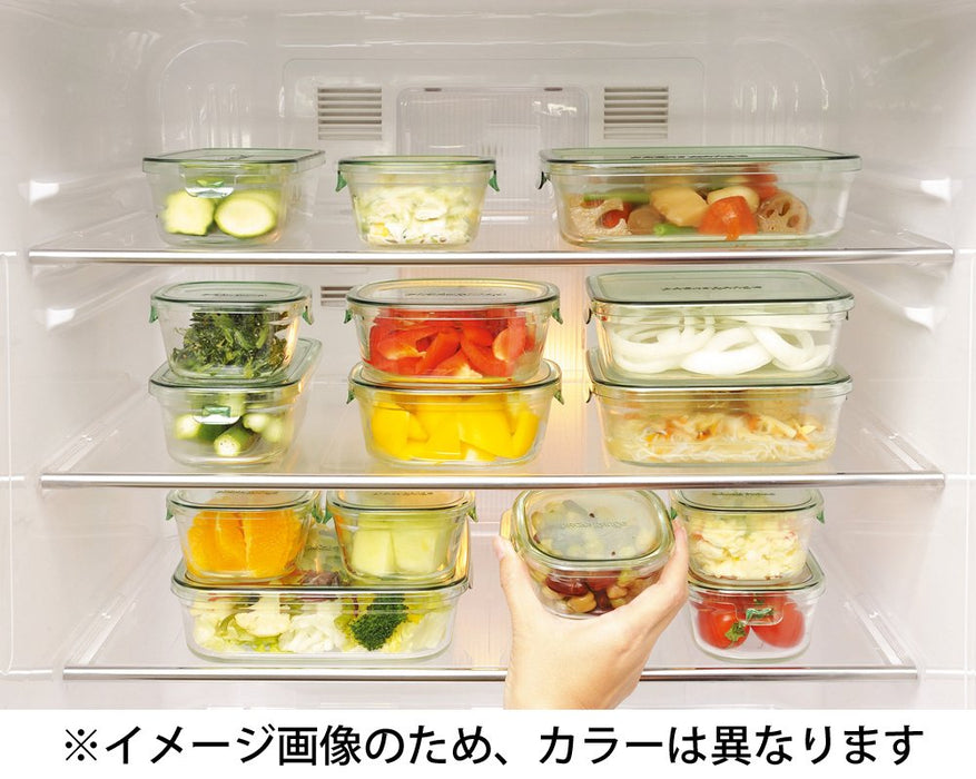 Iwaki Pack and Range Pink Glass Container 1.3L Model KT7403P