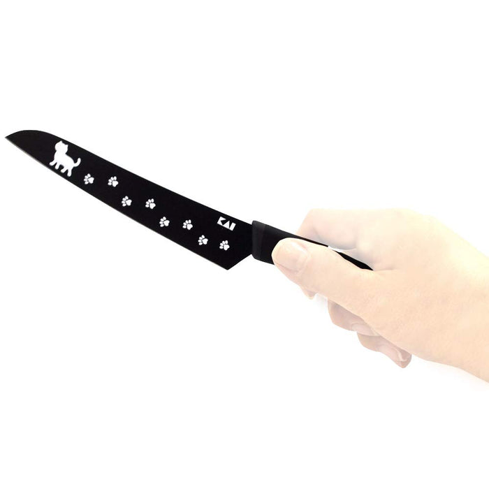 Kai Corporation Nyammy DH2722 Cat Fruit Knife - Easy to Clean and Use
