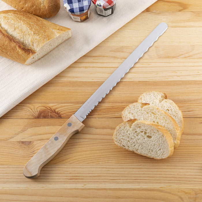 Kai Bready Wood Bread Knife AB5525 - Precision Slicing for Perfect Bread