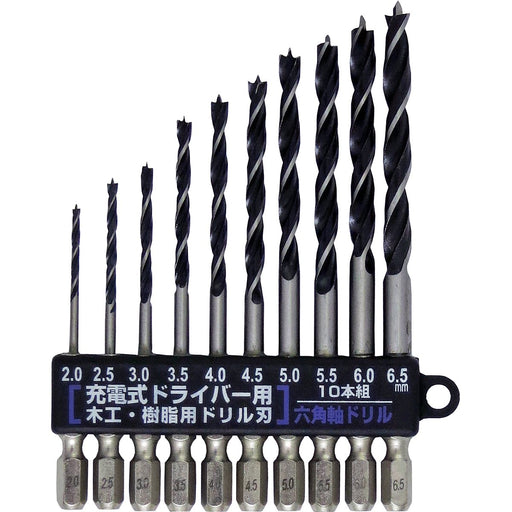 Konyo Sun Up Hexagonal Shaft Set for Woodworking and Resin 10Pc M3-Kiichin - The #1 Place for Japanese Goods in Your Hand!