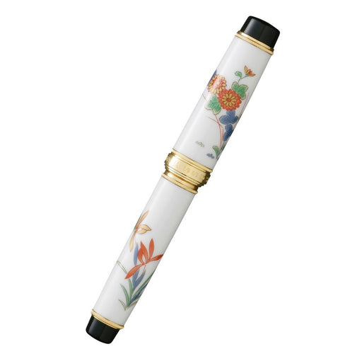 Sailor Fountain Pen Koransha Arita Ware Old Imari Rangiku Design Ballpoint 16-1081-602-Kiichin - The #1 Place for Japanese Goods in Your Hand!