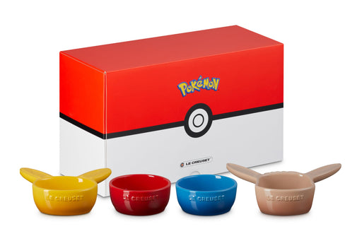 Le Creuset Pokemon Mini Dish Set of 4 Official Japanese Edition-Kiichin - The #1 Place for Japanese Goods in Your Hand!