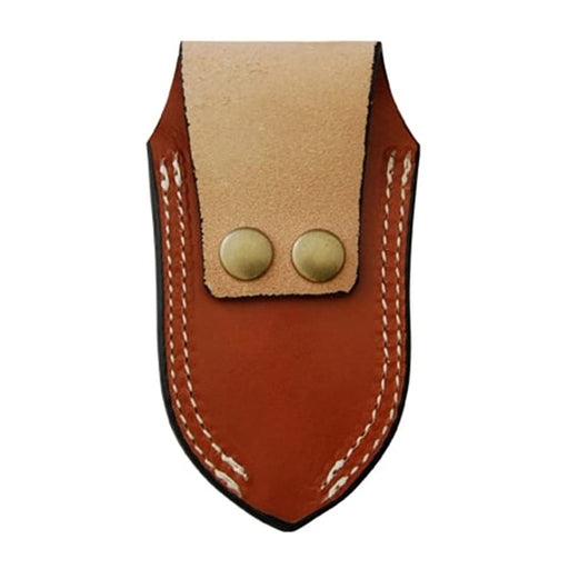 Miki Kajiya Village Brown Leather Pruning Shears Case TS082 Durable Tool Holder-Kiichin - The #1 Place for Japanese Goods in Your Hand!