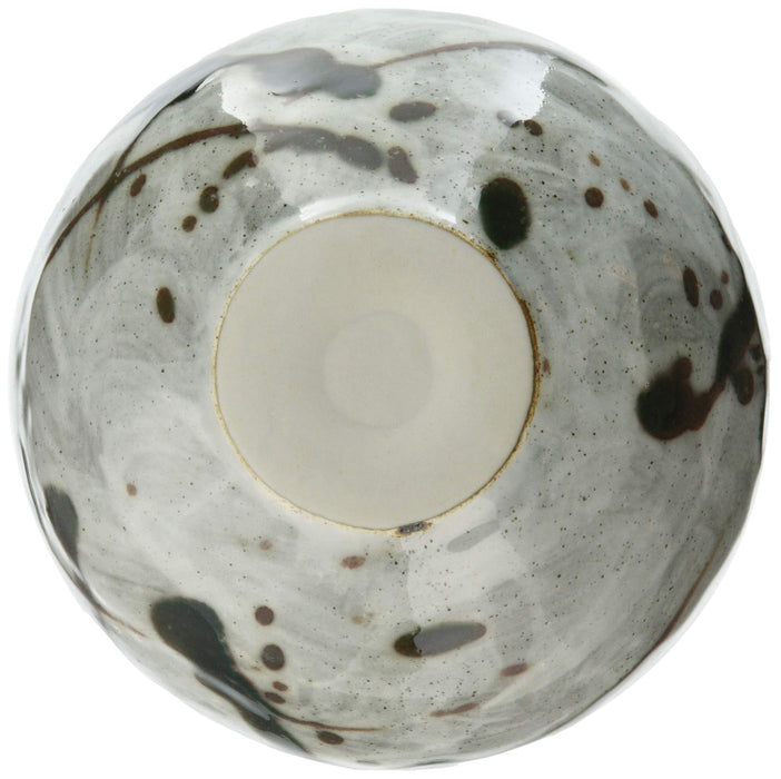 Ichikyu Mino Ware Small Bowl 13cm - Oribe Scattered Pattern-Kiichin - The #1 Place for Japanese Goods in Your Hand!