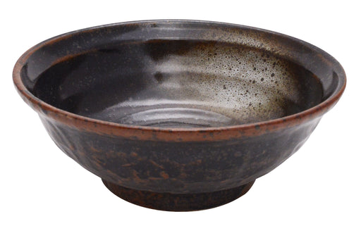 Ichikyu Mino Ware Oil Drop Crystal Ramen Bowl 19.5cm Microwave Safe-Kiichin - The #1 Place for Japanese Goods in Your Hand!