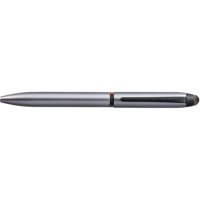 Mitsubishi Pencil Jet Stream 3-Color Retractable Ballpoint & Touch Pen 0.5mm Silver-Kiichin - The #1 Place for Japanese Goods in Your Hand!