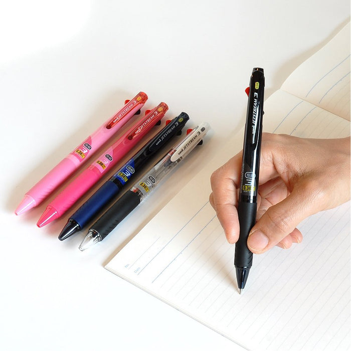 Mitsubishi Pencil Jet Stream 0.38 Easy to Write 3 Color Ballpoint Pen Rose Pink-Kiichin - The #1 Place for Japanese Goods in Your Hand!