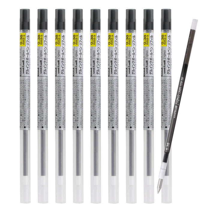Mitsubishi Pencil Ballpoint Pen Refills Style Fit 0.38 Black Pack of 10-Kiichin - The #1 Place for Japanese Goods in Your Hand!