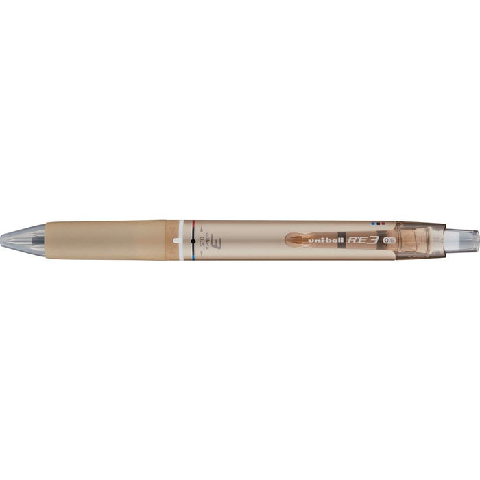Mitsubishi Pencil Uniball Re3 Erasable 0.5mm Champagne Gold 3-Color Ballpoint Pen-Kiichin - The #1 Place for Japanese Goods in Your Hand!
