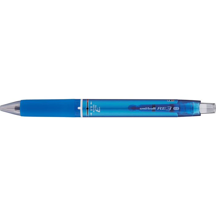 Mitsubishi Pencil Uniball Re3 Erasable Ballpoint Pen 0.5mm 3 Colors Light Blue-Kiichin - The #1 Place for Japanese Goods in Your Hand!