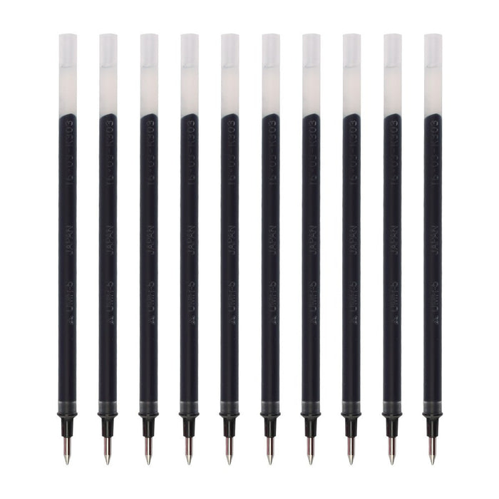 Mitsubishi Pencil Signo Gel Ballpoint Pen 0.5mm Blue Black 10-Pack Refills-Kiichin - The #1 Place for Japanese Goods in Your Hand!