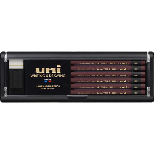 Mitsubishi Pencil - Uni 8H Long-Lasting High Quality Writing Pack of 12-Kiichin - The #1 Place for Japanese Goods in Your Hand!