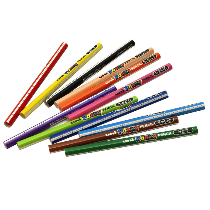 Mitsubishi Pencil Uni Ponky Black Single Color Pencil K800.24-Kiichin - The #1 Place for Japanese Goods in Your Hand!