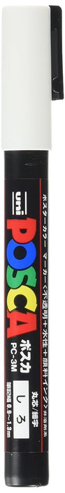 Mitsubishi Pencil Uni Posca Fine Point 0.9-1.3mm in White PC-3M.1-Kiichin - The #1 Place for Japanese Goods in Your Hand!