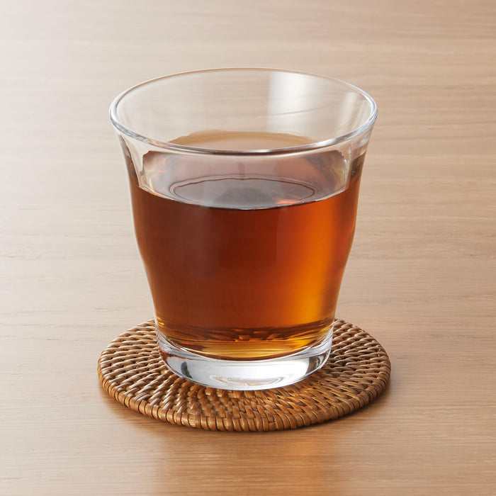 Muji Coaster Round 10cm Diameter Mda26Y0S Durable Wood Finish