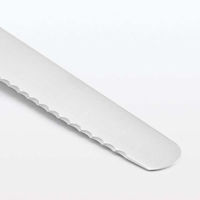 Muji Easy Grip Bread Knife Silver 19cm Blade Model 12835875