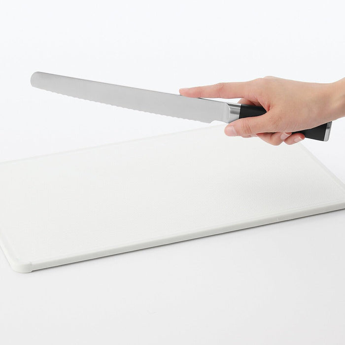 Muji Easy Grip Bread Knife Silver 19cm Blade Model 12835875