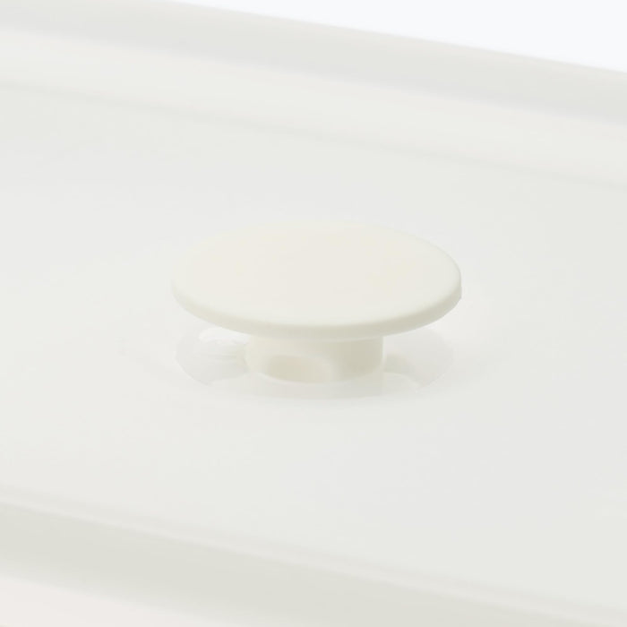 Muji Medium Enamel Storage Container with Airtight Lid and Valve 44405383