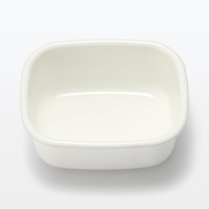 Muji Small Enamel Storage Container Mdp11A3S with Lid Options