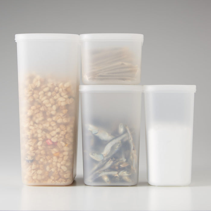 Muji Powder Storage Container 660ml Semi-Transparent Mdb67A8A