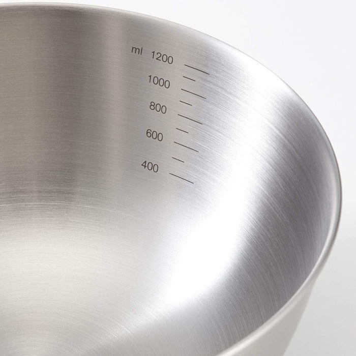 Muji Stainless Steel Bowl Silver 19cm Diameter x 8cm Height MCC15A9S
