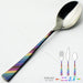 Nagao Niji Coffee Spoon 11.6cm Stainless Steel Multi-Color Japan Made-Kiichin - The #1 Place for Japanese Goods in Your Hand!