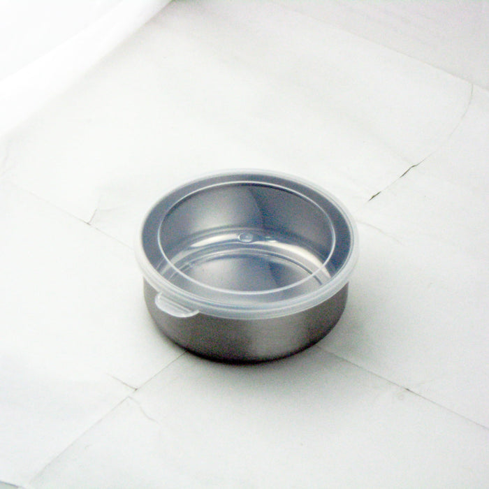 Nagao 10cm Round Airtight Stainless Steel Storage Container with Lid-Kiichin - The #1 Place for Japanese Goods in Your Hand!