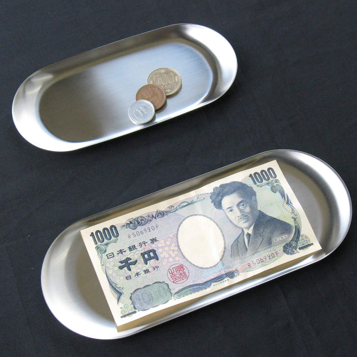 Nagao Tsubame Sanjo Oval Stainless Steel Tray 17.7Cm Made in Japan-Kiichin - The #1 Place for Japanese Goods in Your Hand!