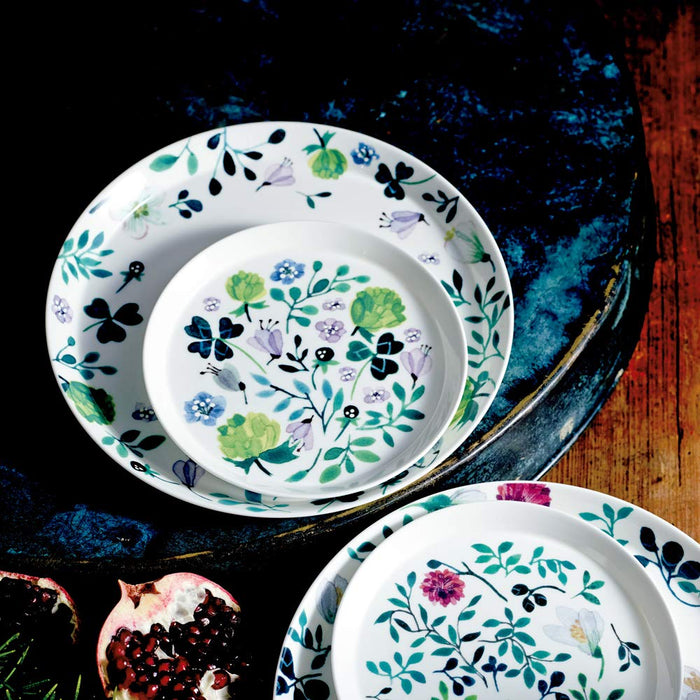 Narumi Anna Emilia Clover Garden 16cm Floral Plate Microwave Dishwasher Safe