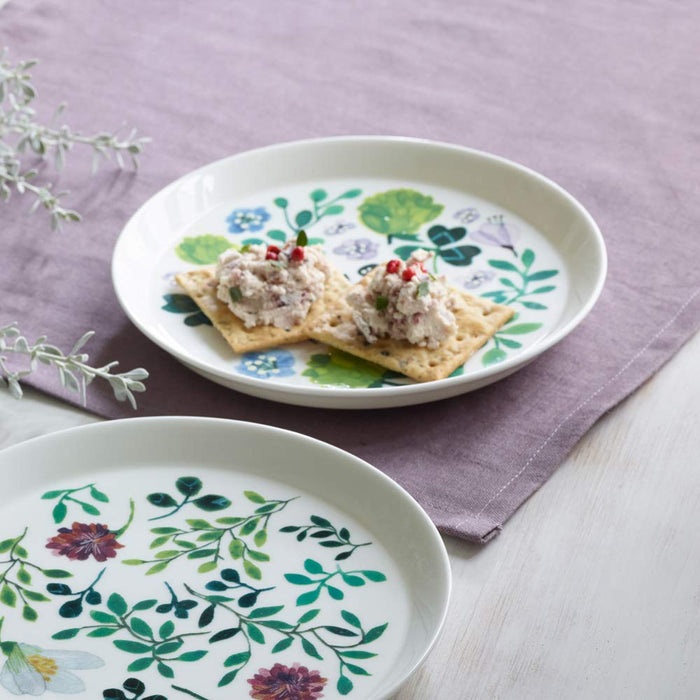 Narumi Anna Emilia Clover Garden 16cm Floral Plate Microwave Dishwasher Safe