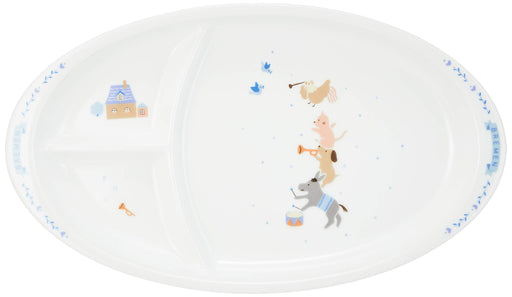 Narumi Bremen Kids Plate Japanese Heat-Resistant Porcelain Tableware-Kiichin - The #1 Place for Japanese Goods in Your Hand!